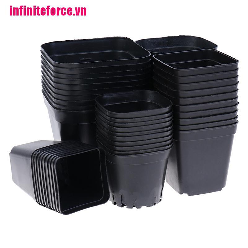 Bộ 10 Chậu Hoa Bằng Nhựa Xinh Xắn Chất Lượng
