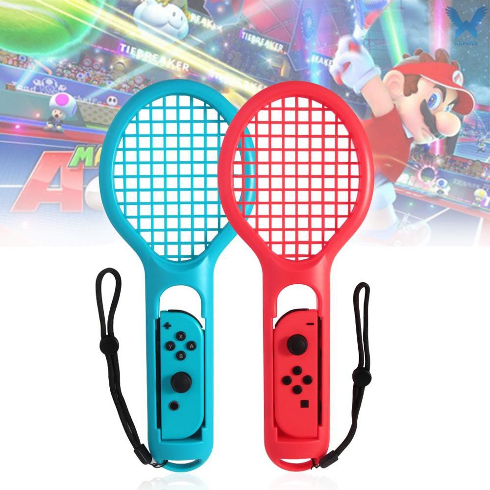 Set 2 Vợt Tennis Kèm 2 Tay Cầm Điều Khiển Chơi Game Nintendo Switch
