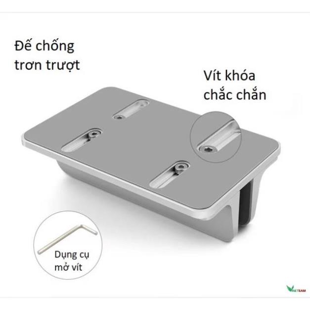 Giá đỡ kiêm đế dựng đứng Laptop Macbook máy tính bảng Ipad Surface bằng nhôm nguyên khối - laptop stand