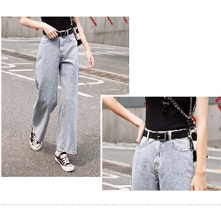 Quần Jeans nữ xuông / quần bò ống rộng nữ hot trend 2020!!!