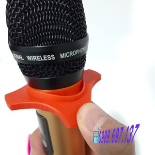 2 chống lăn micro SILICON dẻo MIC - micro karaoke