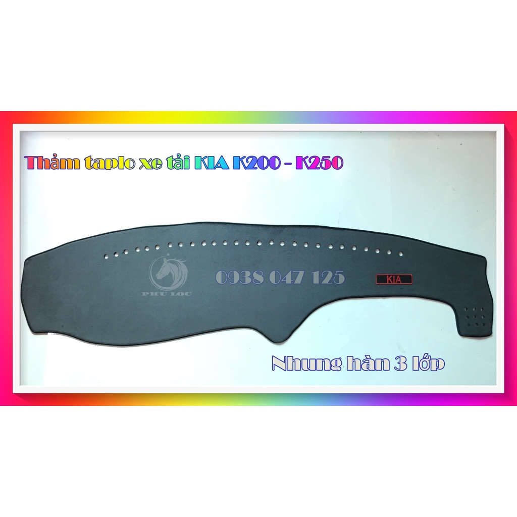 Thảm lót chống nắng taplo xe tải Thaco Kia 1T9 2T 2T49 K200 K250