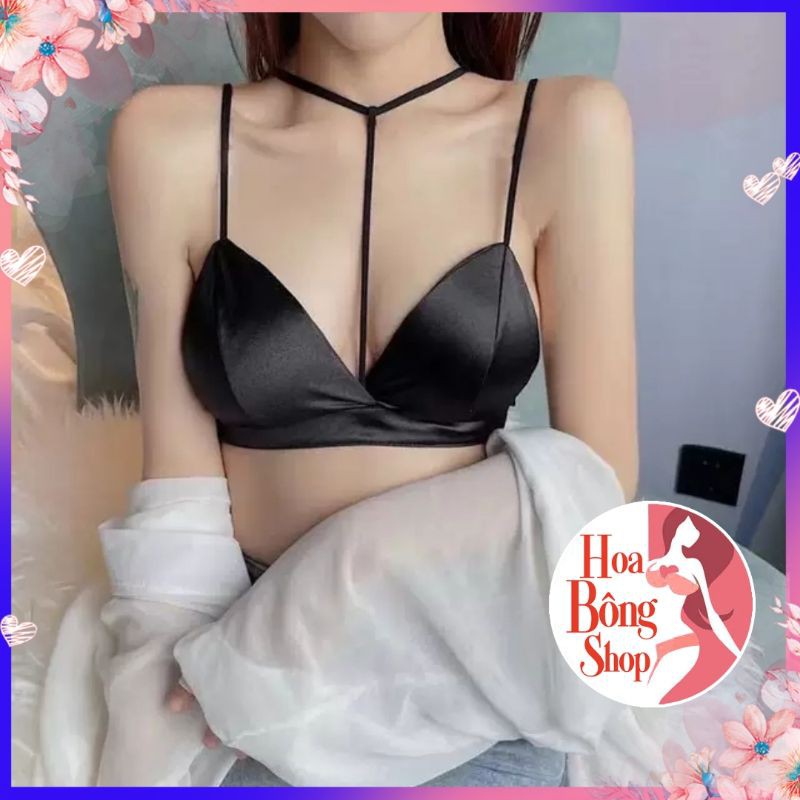 Áo Bra Phi Bóng Lụa Kiểu Sexy Siêu Hot 2021