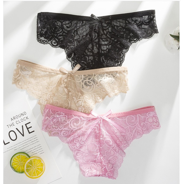 Quần lót ren gợi cảm sexy xuyên thấu dễ thương Ozani QL012a | BigBuy360 - bigbuy360.vn