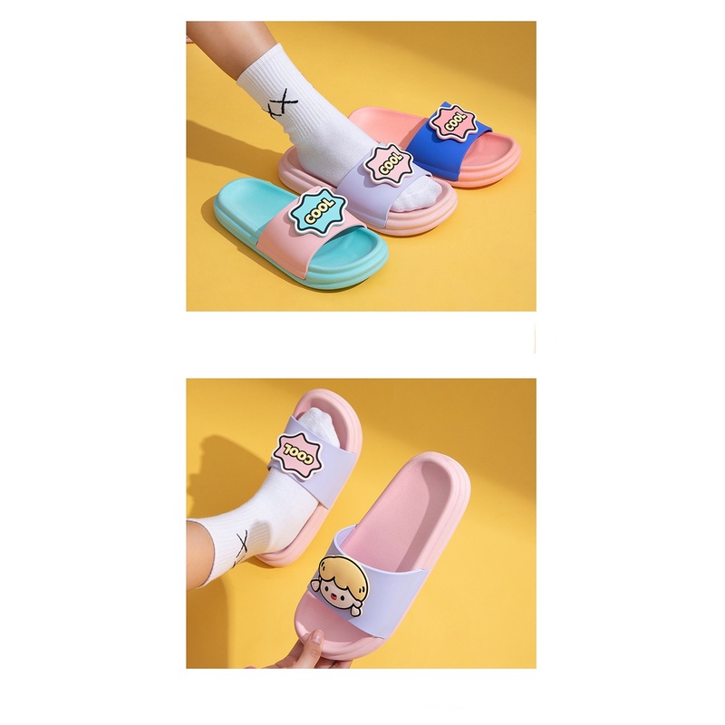 Dép Đi Trong Nhà Họa Tiết Hoạt Hình Dễ Thương Cho Cặp Đôi