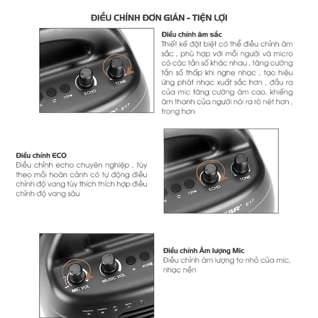 【Chính hãng】Takstar E17 Loa mic máy trợ giảng,không dây,công suất lớn, FM, Giáo viên, hướng dẫn viên, bán hàng