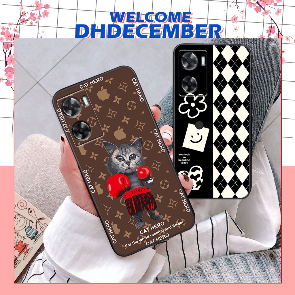 Ốp lưng Oppo A57 2022 / A77 4G / A77S BẢO VỆ CAMERA in hình 3D GẤU HỒNG-GẤU BE3R -XINH XẺO CỰC ĐẸP