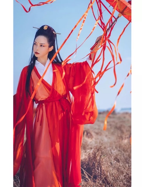Cosplay cổ trang kiếm hiệp hán phục cổ trang cosplay ma mị 4 lớp | BigBuy360 - bigbuy360.vn