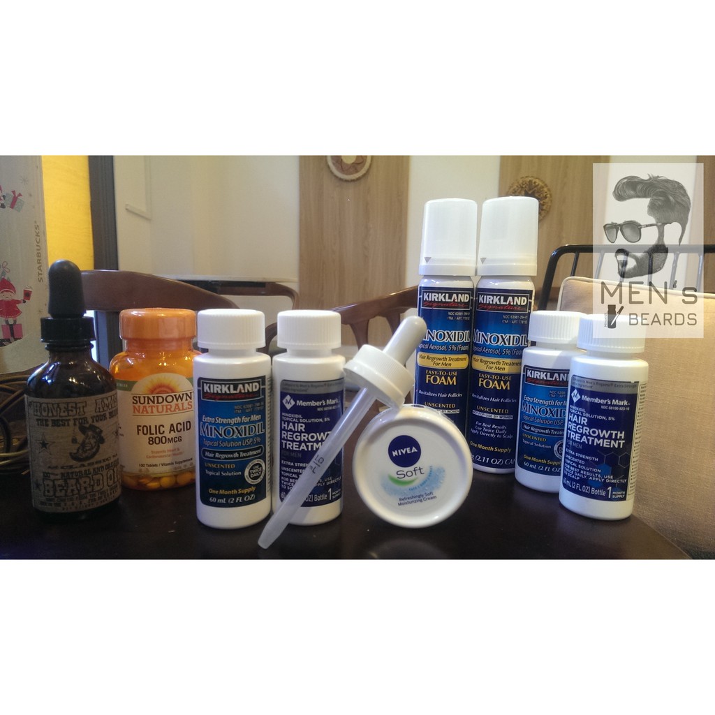 Minoxidil 5% - Dầu duỡng râu tóc - Kích thích mọc râu, nuôi tóc | BigBuy360 - bigbuy360.vn