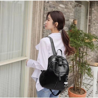 Ba Lô Da Mềm Thời Trang Hàn Quốc