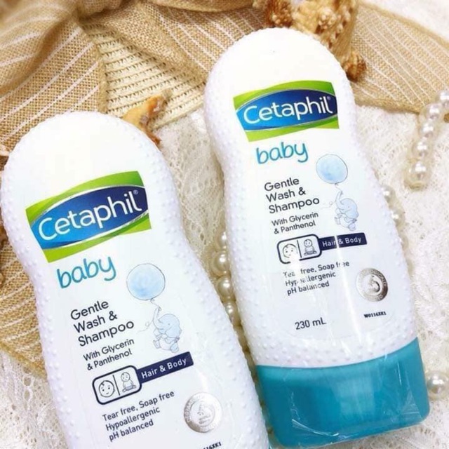 Sữa tắm gội Cetaphil cho bé