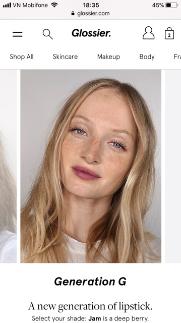 Gom order Son Glossier generation g phiên bản mới !