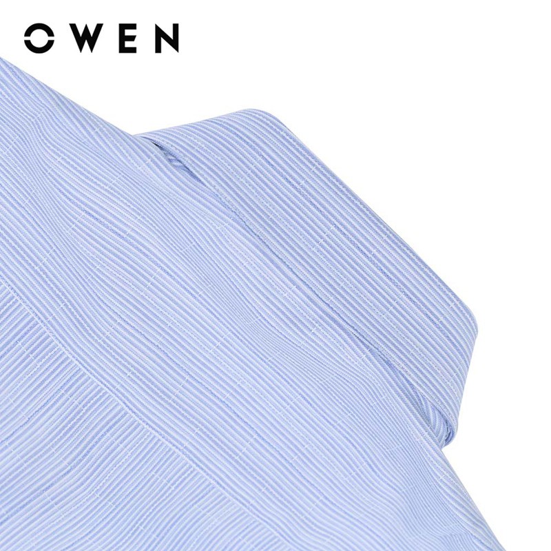 Áo Sơ mi dài tay nam Owen Cafe Regularfit mùa xanh nhạt - AR91623DT | BigBuy360 - bigbuy360.vn