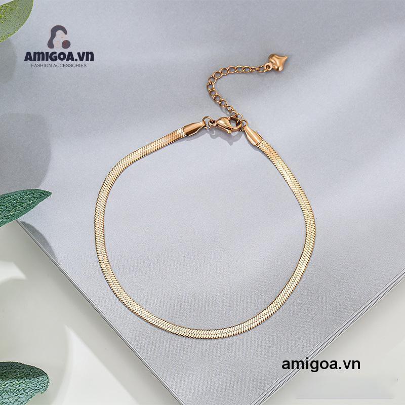 ✨✨Vòng tay chuỗi xương rắn lắc tay nữ đơn giản