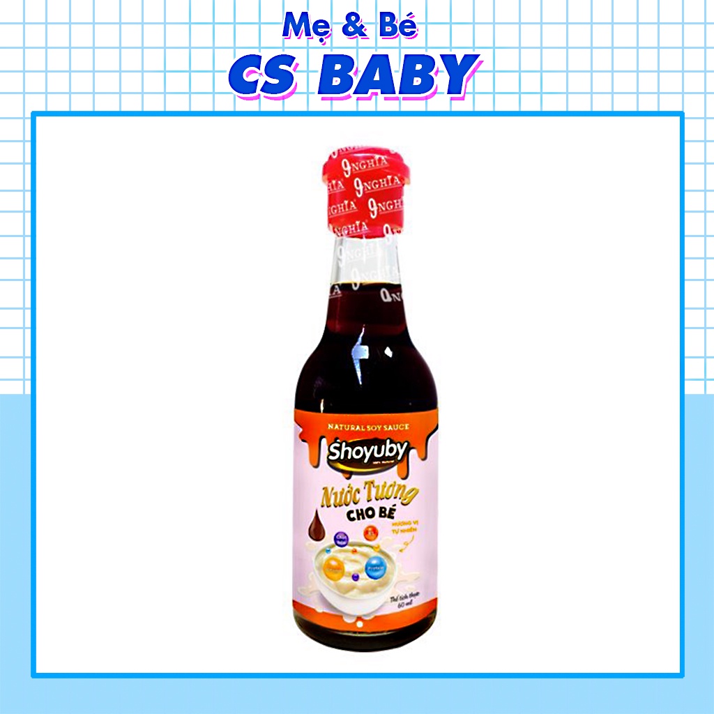 Nước Tương Cho Bé Shoyuby 9 nghĩa  - CS Baby