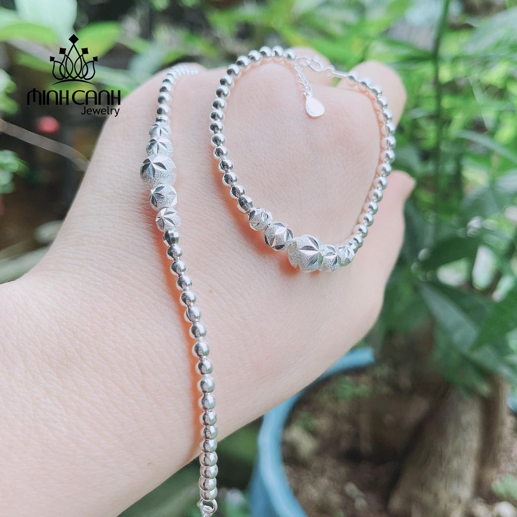 Lắc Tay Bạc Nữ Bi Cát - Minh Canh Jewelry