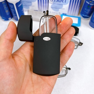 Kính lão thị viễn thị trung niên sẵn độ gập gọn có bao đựng nam châm nam nữ tiện lợi KVN44UNIQUI