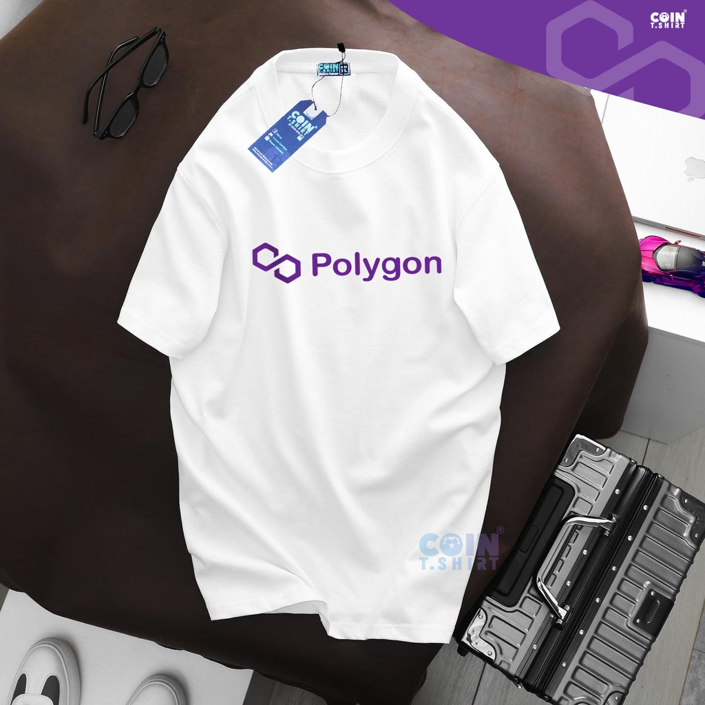 Áo thun cao cấp Polygon Matic, Binance, Bitcoin, Crypto, CoinTshirt