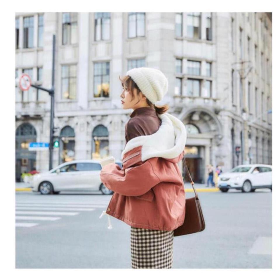 FREESHIP Áo Khác Nữ Kaki Lót Lông Siêu Ấm Sịn Đẹp