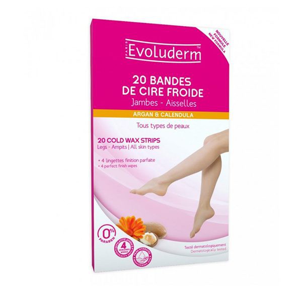 Miếng Wax Lạnh Tẩy Lông Chân Evoluderm (20 Miếng) | BigBuy360 - bigbuy360.vn