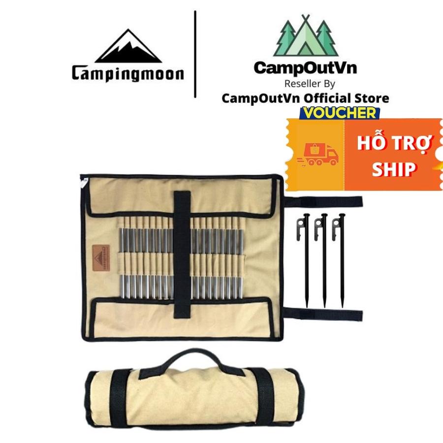 Campingmoon đồ cắm trại campoutvn campingmoon túi đựng cọc lều cắm trại du lịch dã ngoại A254