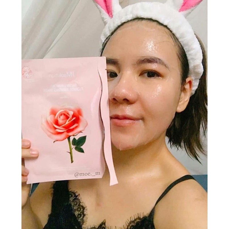 Mặt nạ hoa hồng collagen JM hàn quốc