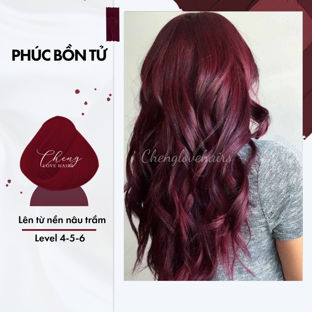 Thuốc nhuộm tóc PHÚC BỒN TỬ không cần thuốc tẩy tóc Chenglovehairs, Chenglovehair