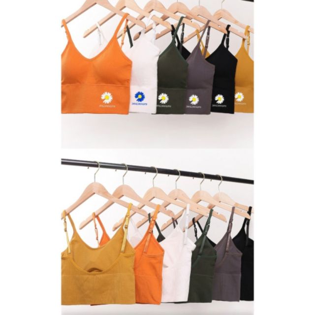 Áo Bra Gym yoga Hoa Cúc lưng chữ U | WebRaoVat - webraovat.net.vn