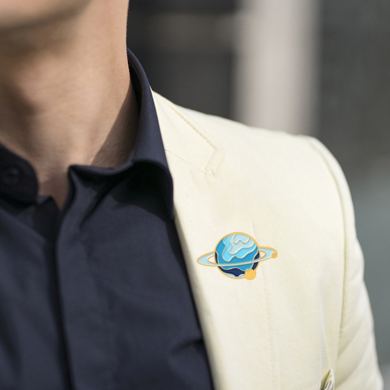 Trâm Cài Áo Hình Vui Nhộn Bằng Hợp Kim Unisex