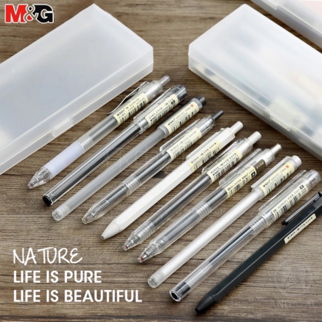 Bút Bi Ngòi 0.35mm / 0.5mm Phong Cách Tối Giản