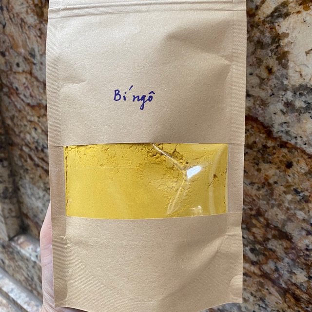 Bột bí ngô tạo màu làm bánh