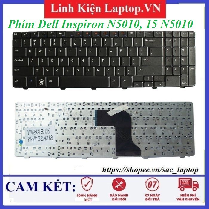 ⚡Bàn phím laptop Dell Inspiron N5010, 15 N5010