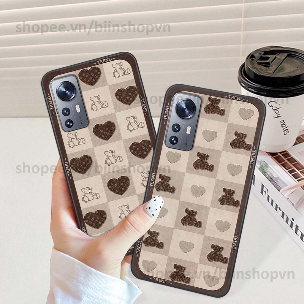 Ốp Xiaomi 12 / Xiaomi 12 Pro caro trái tim nhiều màu sắc, đầy cá tính, khẳng định phong cách