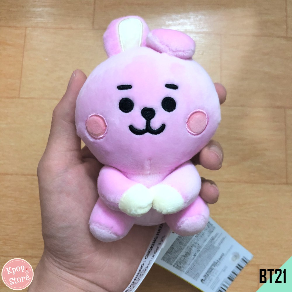 Gấu bông BT21 treo túi balo 12cm baby siêu kute