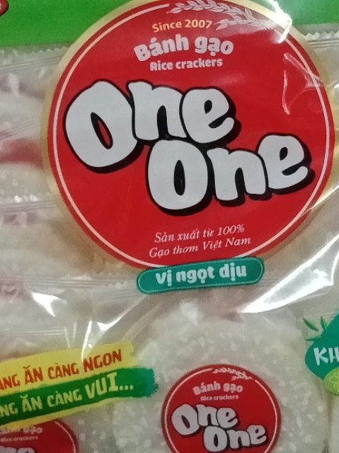 Bánh gạo one one ngọt dịu 230g