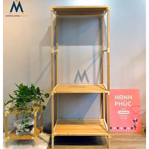 Kệ tủ quần áo MINHLONGWOOD - nhiều mẫu - chất liệu gỗ tự nhiên