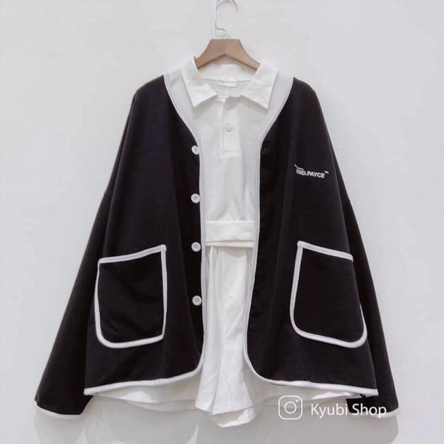 Áo khoác mỏng carigan viền