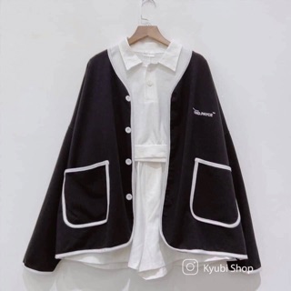 Áo khoác mỏng carigan viền