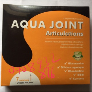 Khớp nước Aqua Joint (giúp tái tạo sụn khớp, giảm triệu chứng đau khớp,viêm khớp, thoái hoá khớp, khô khớp...)(Pháp)