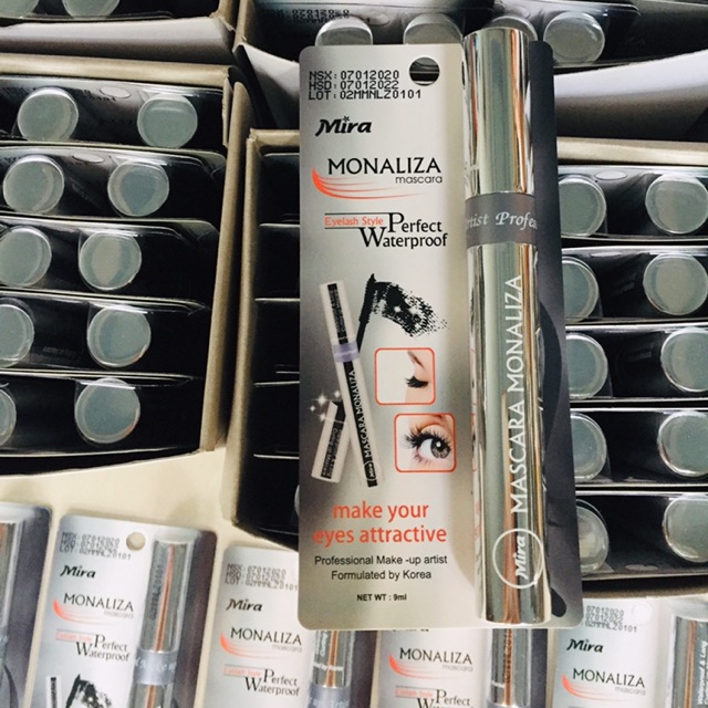 Mascara không trôi giúp cong mi 12h MONALIZA MAKE