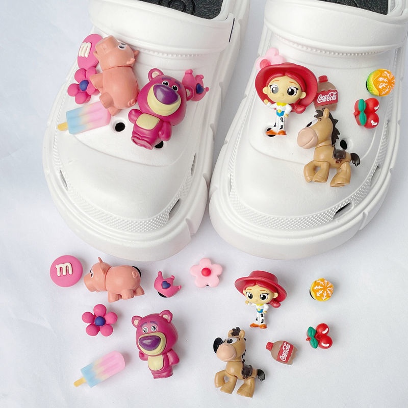 Giày Crocs Cài Khóa Kiểu Hoạt Hình Buzz Lightyear Thời Trang Cho Nữ Phụ kiện giày DIY
