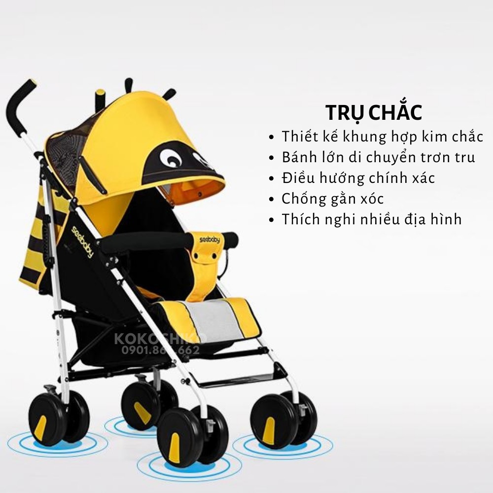 Xe đẩy cho bé Seebaby S02 Bee