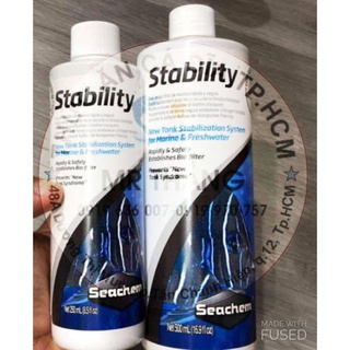 Seachem Stability (250ml, 500ml, 1L, 2L): Hệ thống vi sinh cho bể cá (nước ngọt & nước mặn)