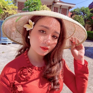 NÓN KHUNG LƯỚI( nón khung) THƯA CHỤP ÁO DÀI (nón ngựa phú gia bình định)