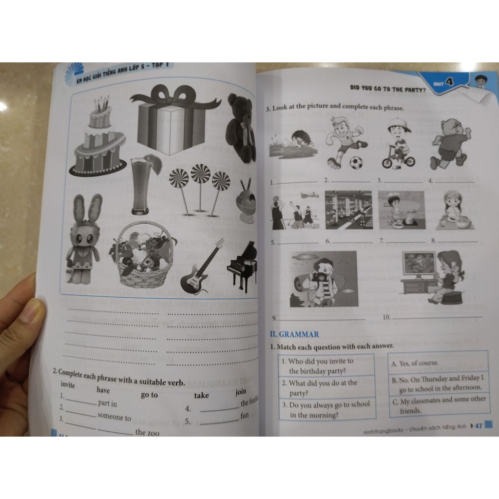 Sách - The langmaster em học giỏi tiếng anh lớp 5 tập 1