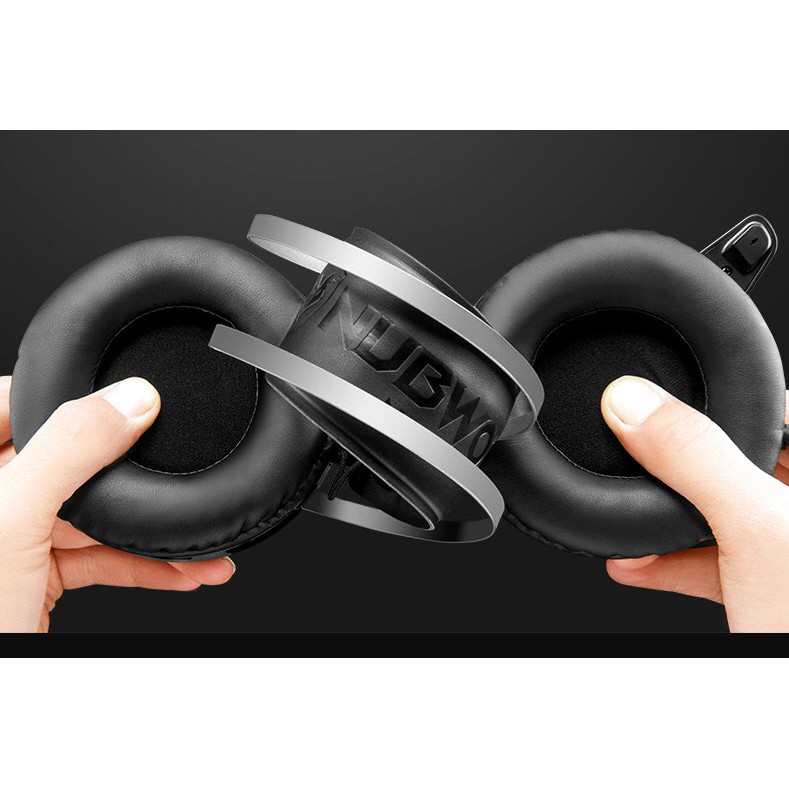 Tai Nghe Chụp Tai gaming Nubwo N1 Pro giắc 3.5mm, Có dây, Mic, Led, dành cho máy tính, chơi game, chính hãng BH 12 tháng