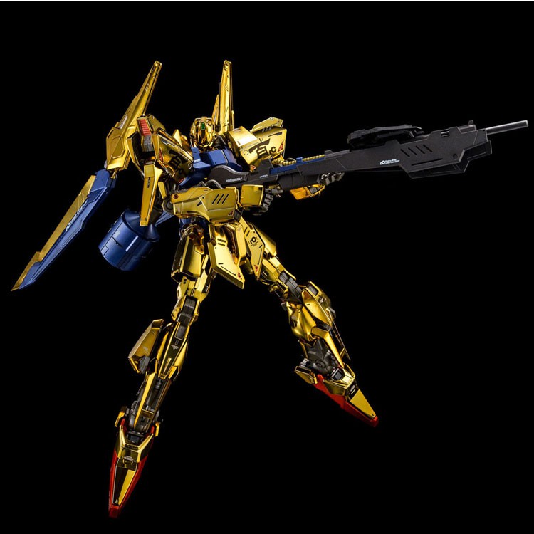 Mô hình lắp ráp MG 1/100 HYAKU SHIKI RAISE CAIN MSR-00100RC Gold Coating P-BANDAI
