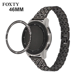 Vòng khung nhôm đính đá bảo vệ viền màn hình đồng hồ Samsung Galaxy Watch 46mm 