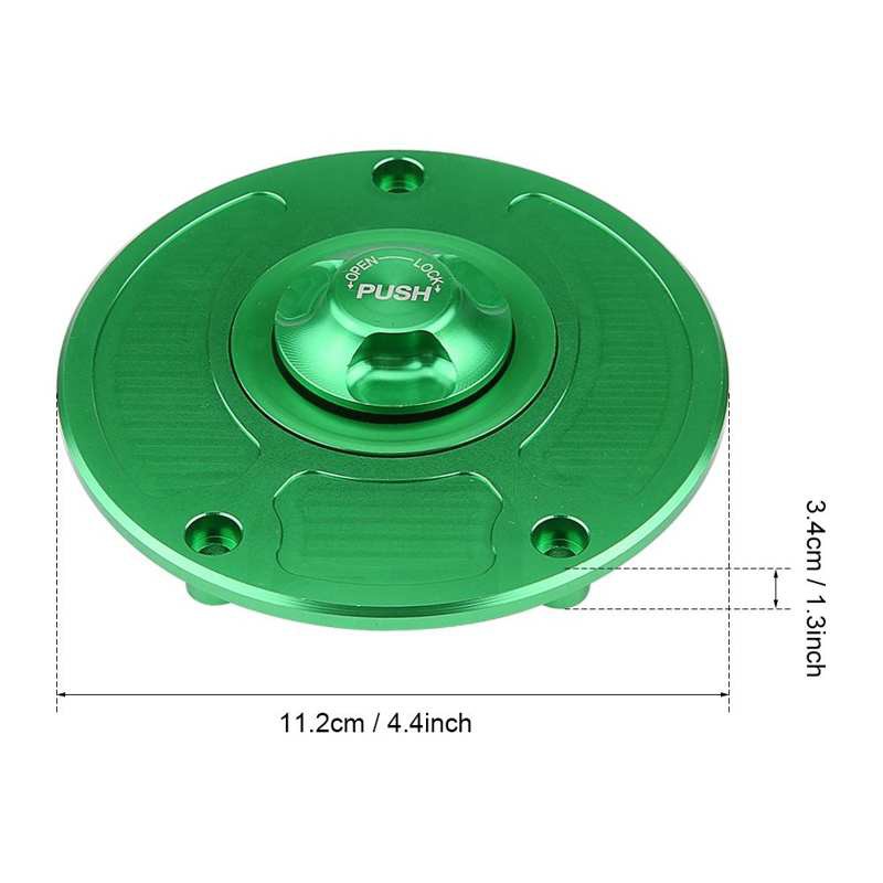 KAWASAKI Nắp Đậy Bình Xăng Xe Mô Tô Kawasaki Z1000 Z800 Z750 Zzr1400 Er6N