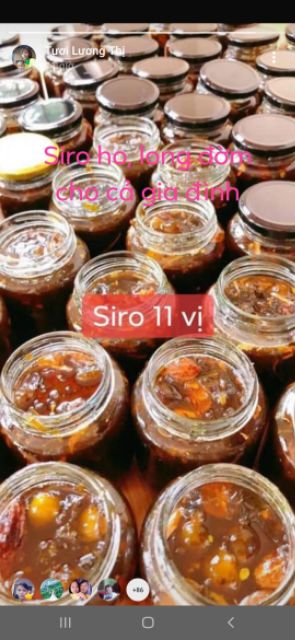 Siro ho 11 vị tự làm, hấp cách thủy 500ml